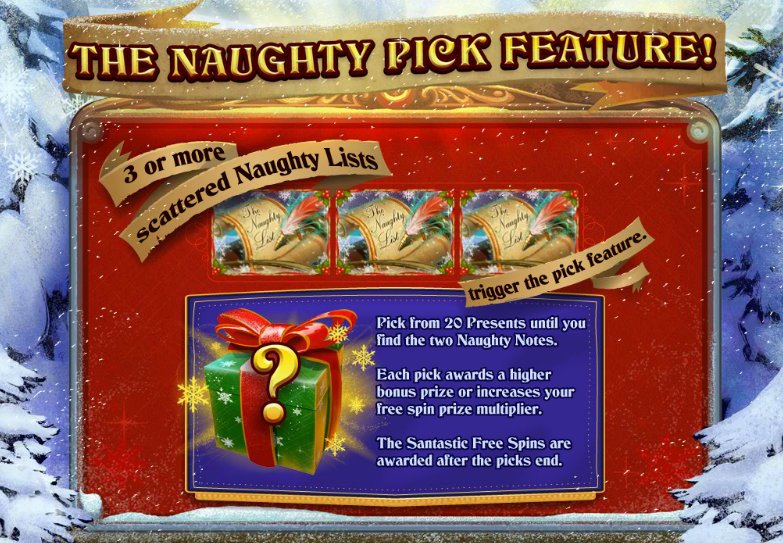 The Naughty List - $10 No Deposit Casino Bonus